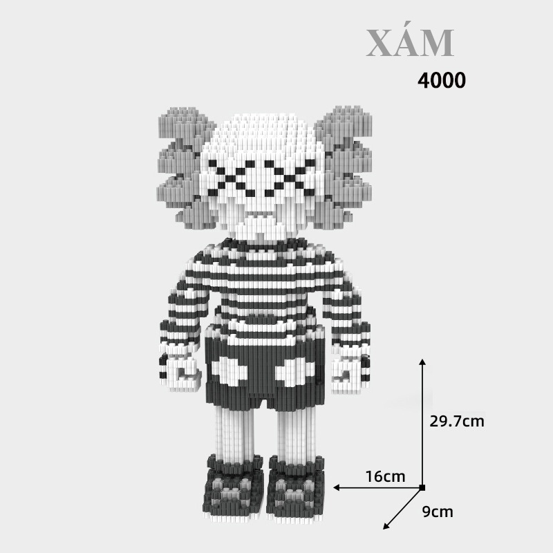 Đồ Chơi Lắp Ráp 3D, Đồ Chơi Lắp Ghép KAWS, Lego 3D KAWS