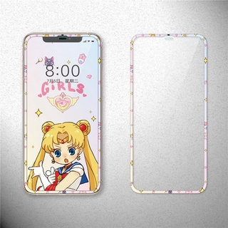 SAILOR MOON Miếng Dán Cường Lực In Hình Thủy Thủ Mặt Trăng 3d Cho Iphone 11 Pro Max 6 7 8 Plus Xs Xr Se2