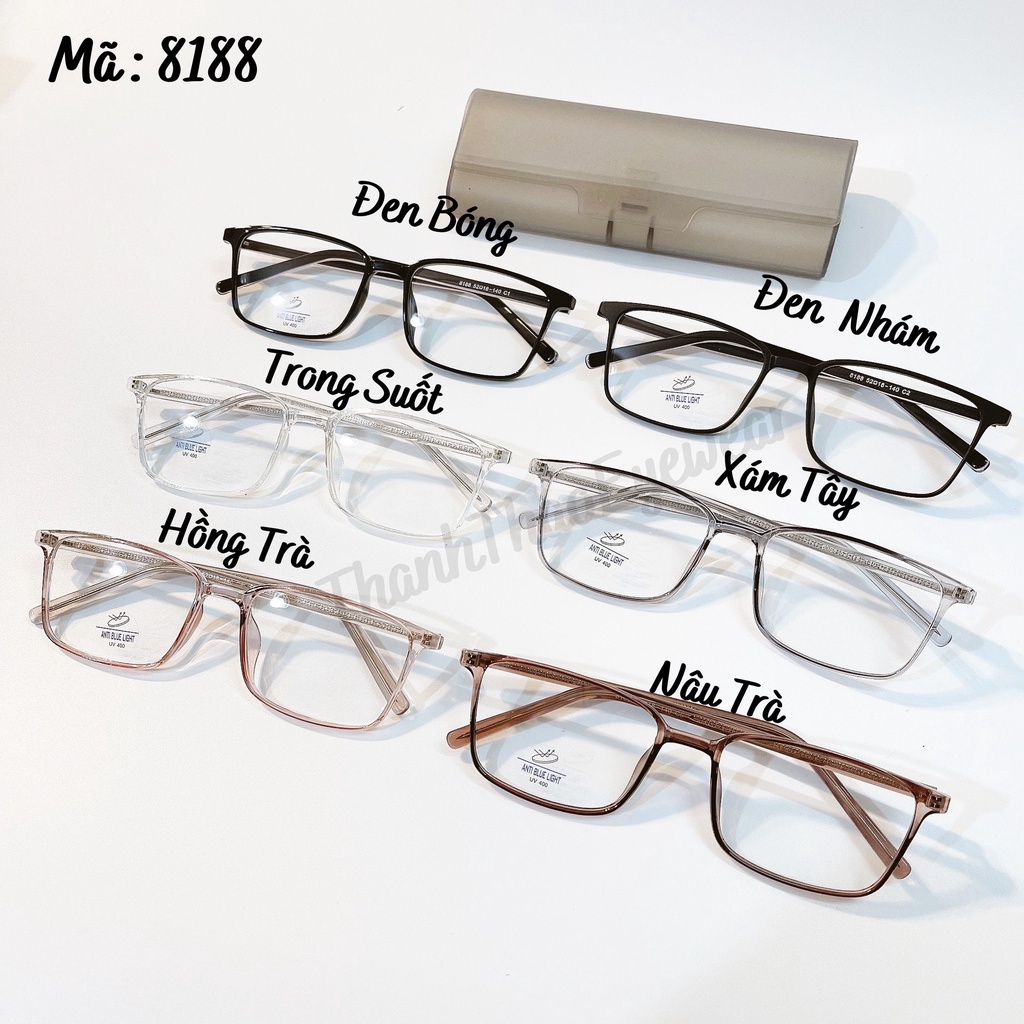 (Ảnh Chụp Thật ) Gọng Kính Mắt Cận Nam Nữ Dáng Vuông 8188 Nhiều Màu Hot Trend 2021- ThanhThaoEyewear | BigBuy360 - bigbuy360.vn