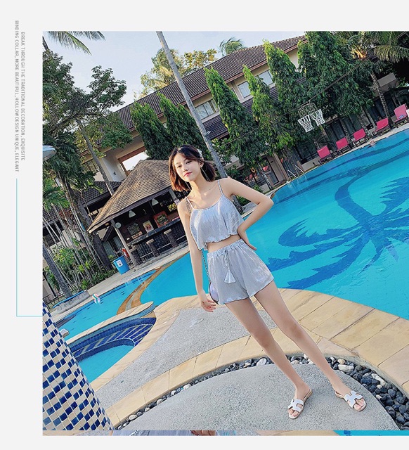 SET 3 MON BỘ ĐI BIỂN LUNG LINH-bikini-đồ đi biểnKellyWang