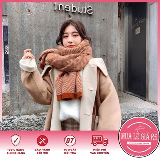 Khăn CASHMERE Quàng Cổ - Khăn Choàng Kẻ Chất Len Cao Cấp Siêu Dày Siêu Xịn Mịn - KLHTKC