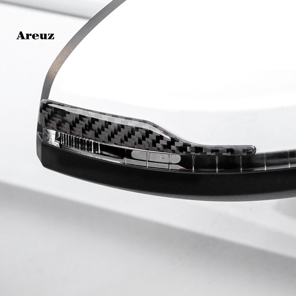 Bộ 2 Miếng Dán Sợi Carbon Chống Va Chạm Cho Gương Chiếu Hậu Xe Hơi
