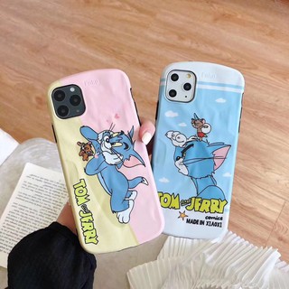 Iphone 11 Pro max Xr Xs max X Thiết kế thời trang Phim hoạt hình dễ thương Tom's Cat Soft Cover Ốp lưng điện thoại TPU