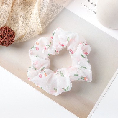 Dây Cột Tóc Vải Nhung Scrunchies Phong Cách Hàn Quốc Nhiều Màu Dành Cho Nữ