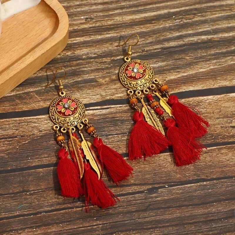 Bông Tai / Khuyên Tai Boho Du Lịch Đi Biển Mẫu Mới Mã 511 Hàng Sẵn