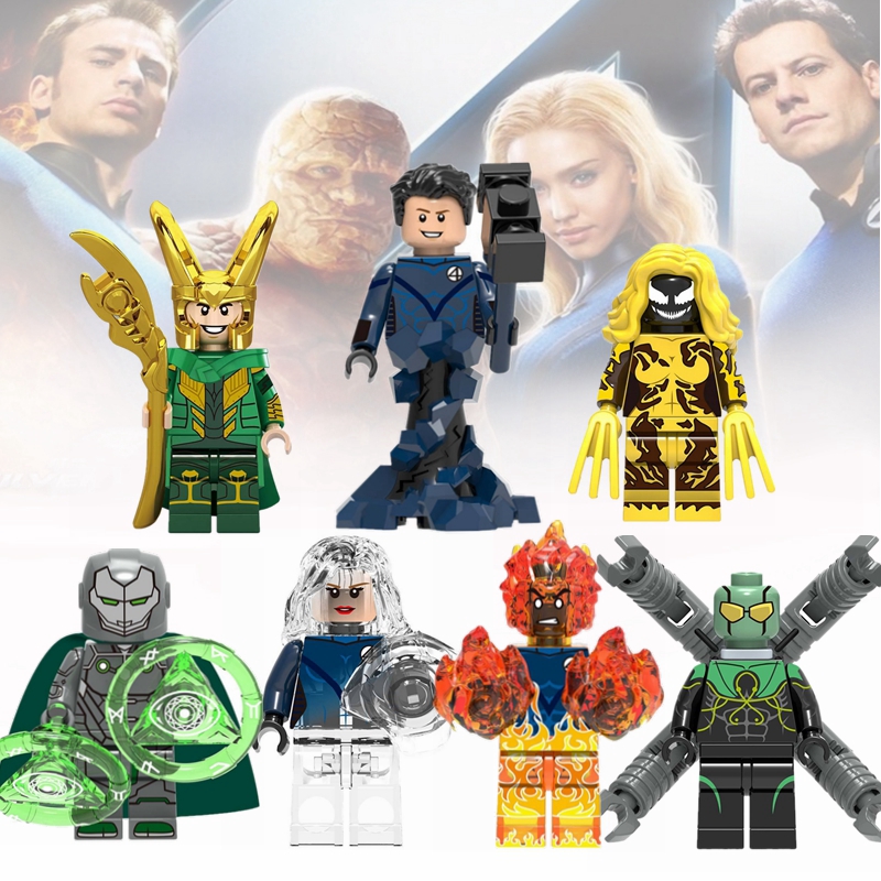 Mô hình lắp ghép hình nhân vật siêu anh hùng marvel