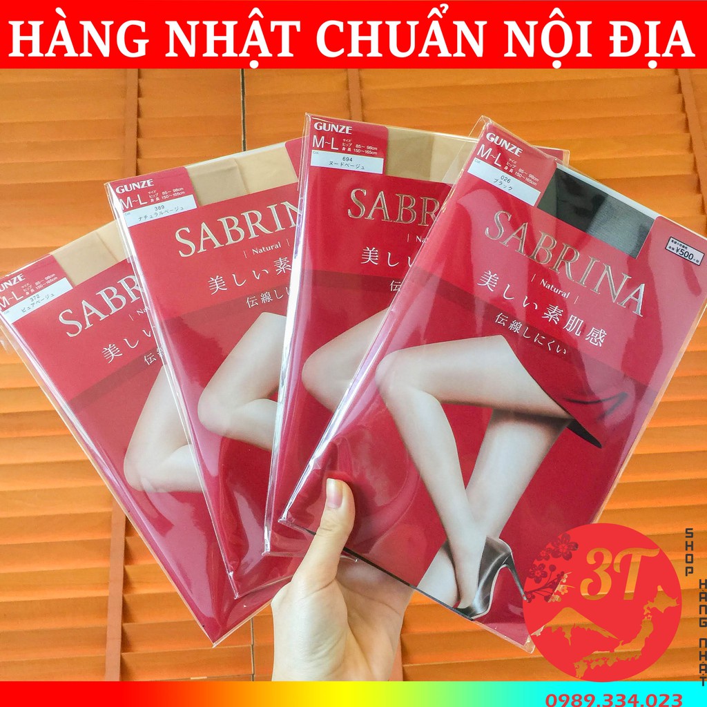 [Hàng auth chuẩn bill] Quần tất SABRINA bìa xanh/ đỏ/ đen