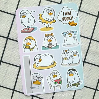 Sticker Thú mỏ vịt "cợt nhả" I Am Ducky