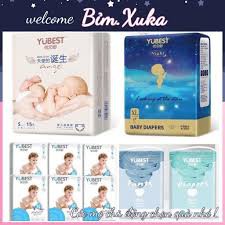 Bỉm Yubest [Freeship] Bỉm Yubest Gold /Night/ Angel/ Natural dán/quần S90/ M84/L78/XL72/XXL66/XXXL66