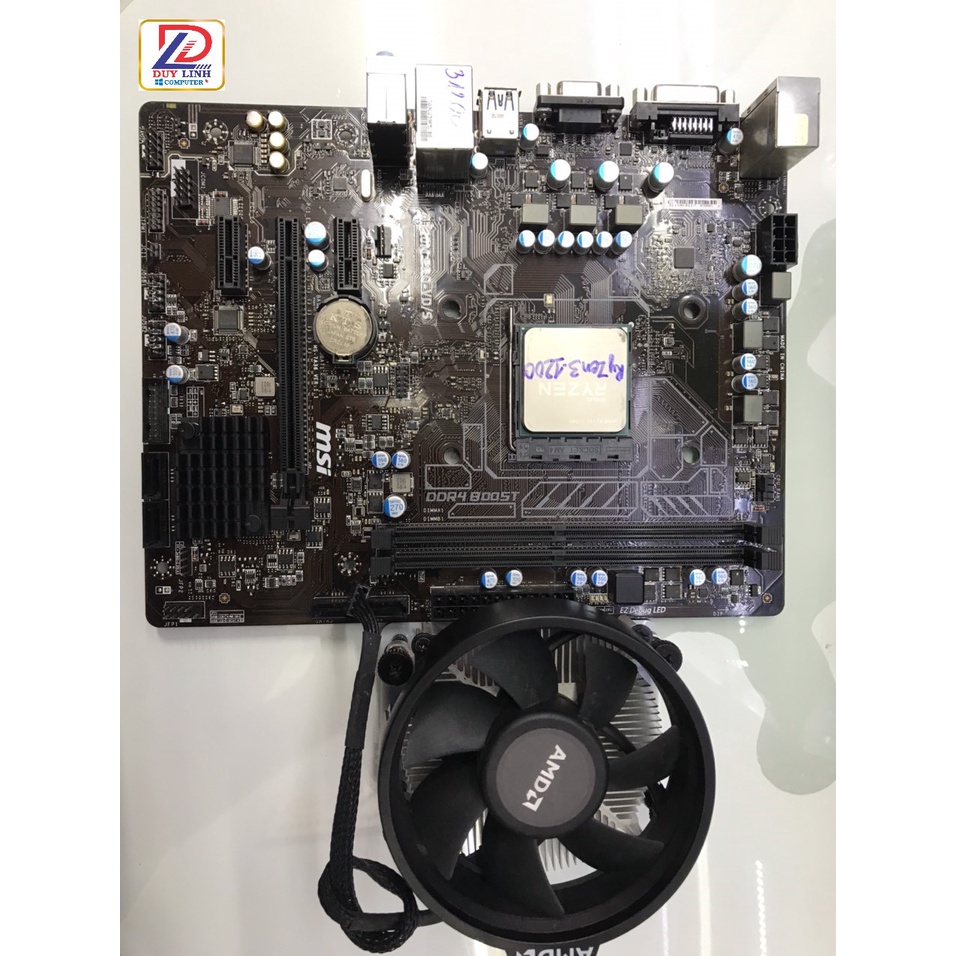 Combo Main MSI,ASUS A320M vs CPU AMD Ryzen 3 2200G còn bảo hành hãng