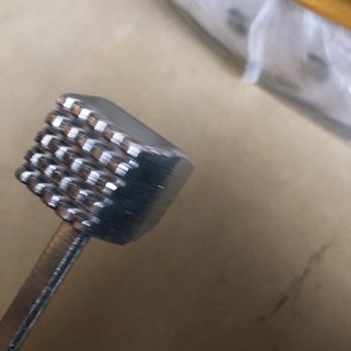 búa đập thịt làm mềm thịt 2 mặt size nhỏ