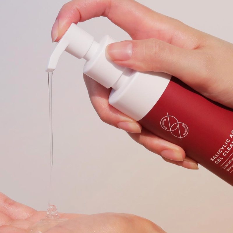 Gel Rửa Mặt Cho Da Mụn Nhậy Cảm BHA SNP LAB Salicylic Acid Gel Cleanser Dịu Nhẹ Sạch Sâu Ngừa Mụn 150ml