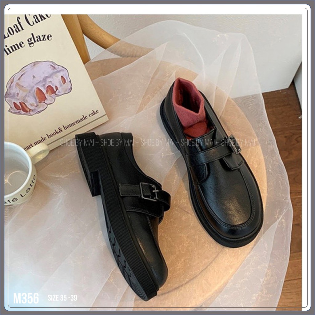 Giày đế bằng cao 2,5 phân nữ dáng LOLITA nhật bản búp bê trẻ trung cute đơn giản M356 SHOEBYMAI | BigBuy360 - bigbuy360.vn