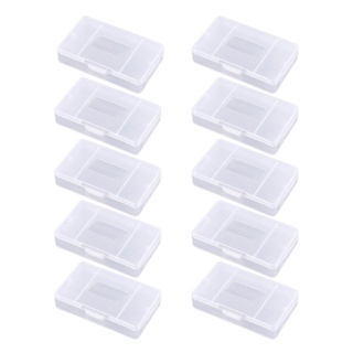 Dn [ready stock] 10pcs transparent game cartridge cases pp plastic playing cards cartridge dust cover 7