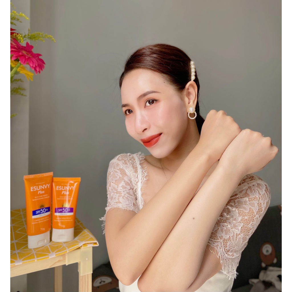 Kem Chống Nắng Body Esunvy Plus Sun Care  SPF50+/PA++++ Bảo Vệ Da Tối Ưu, Dưỡng Trắng Chuyên Sâu Tuýp 70g TMP013