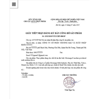 Sữa bầu Morigana nội địa Nhật
