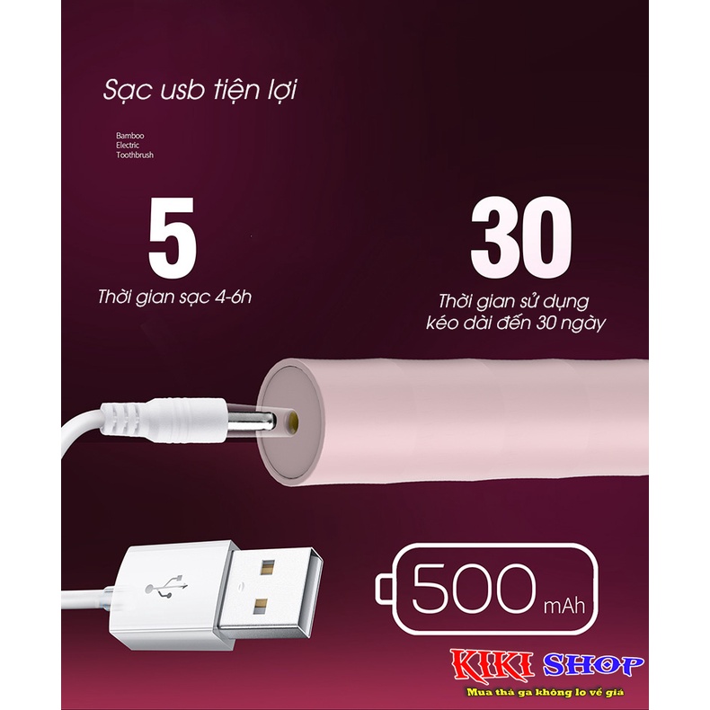 Bàn chải điện BR-Z2 bàn chải đánh răng tự động, lông chải mềm kháng khuẩn, dodoto shop