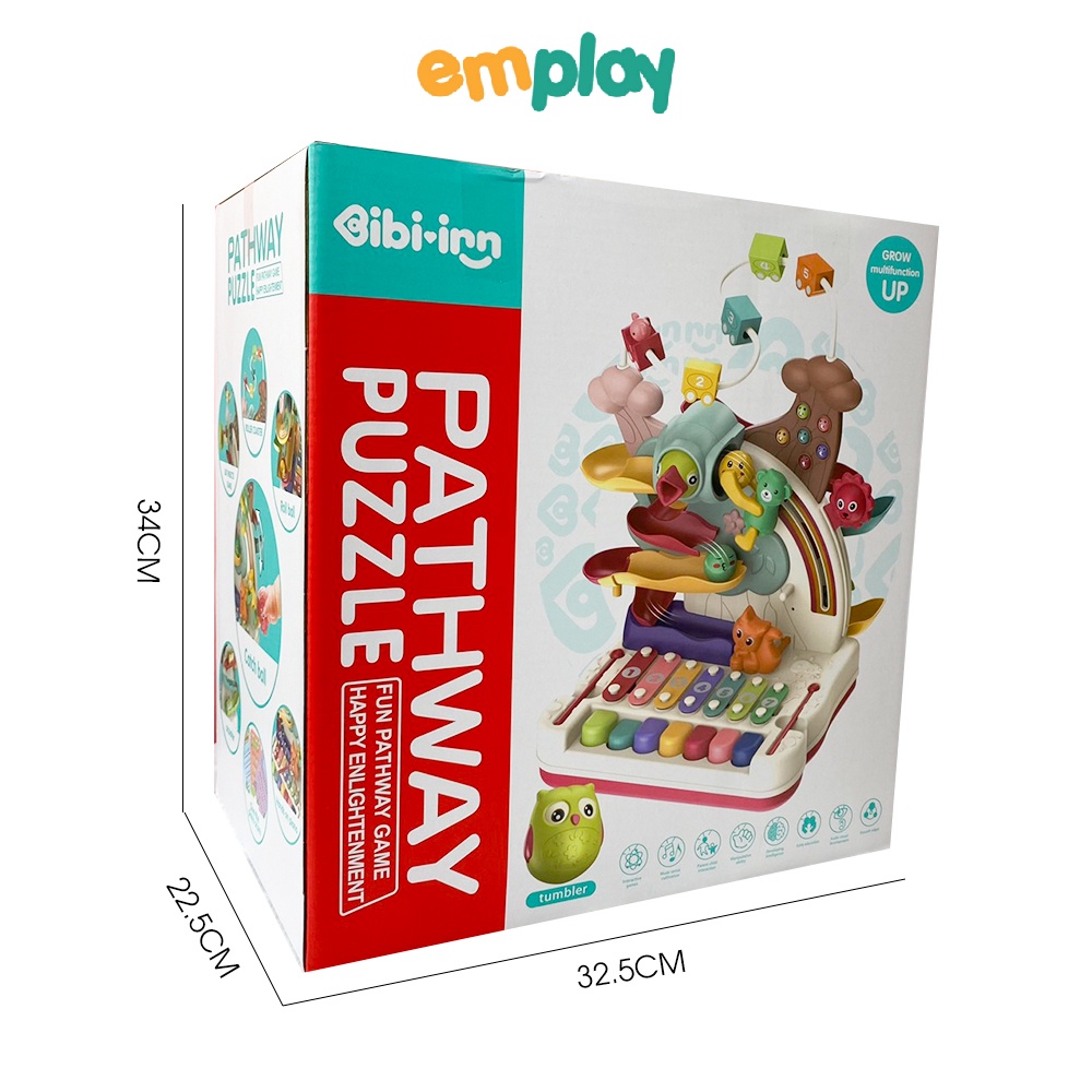 Đồ chơi cho bé giáo dục sớm 8 in 1 cao cấp Emplay giúp phát triển toàn diện, chất liệu nhựa ABS an toàn cho trẻ nhỏ