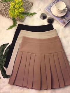 Chân váy xòe xếp ly