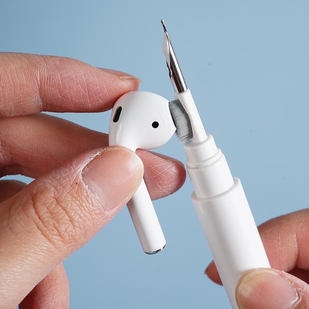 Bút vệ sinh airpod , dụng cụ vệ sinh tai nghe airpods điện thoại bàn phím máy tính máy ảnh 3 trong 1 thông minh tiện lợi