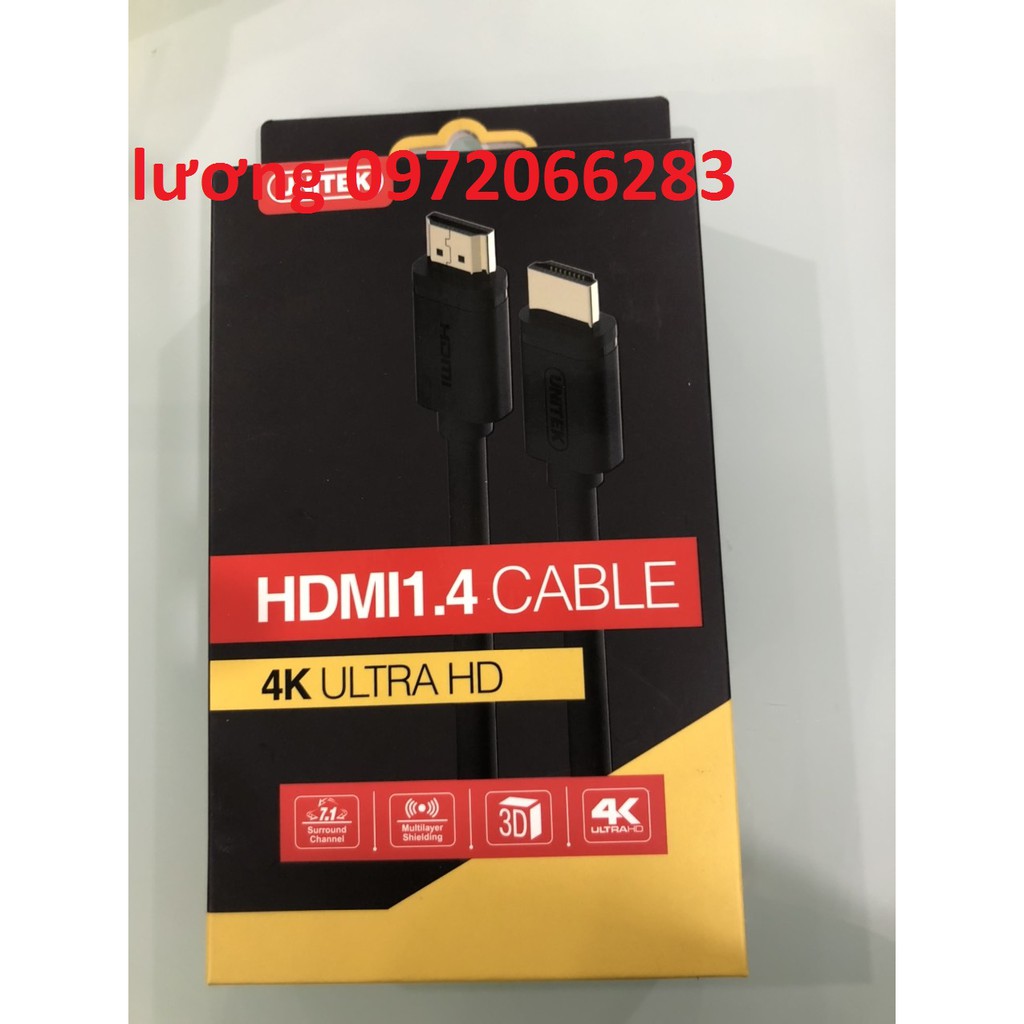 Cáp HDMI 5m Unitek Y-C140 hỗ trợ 3D