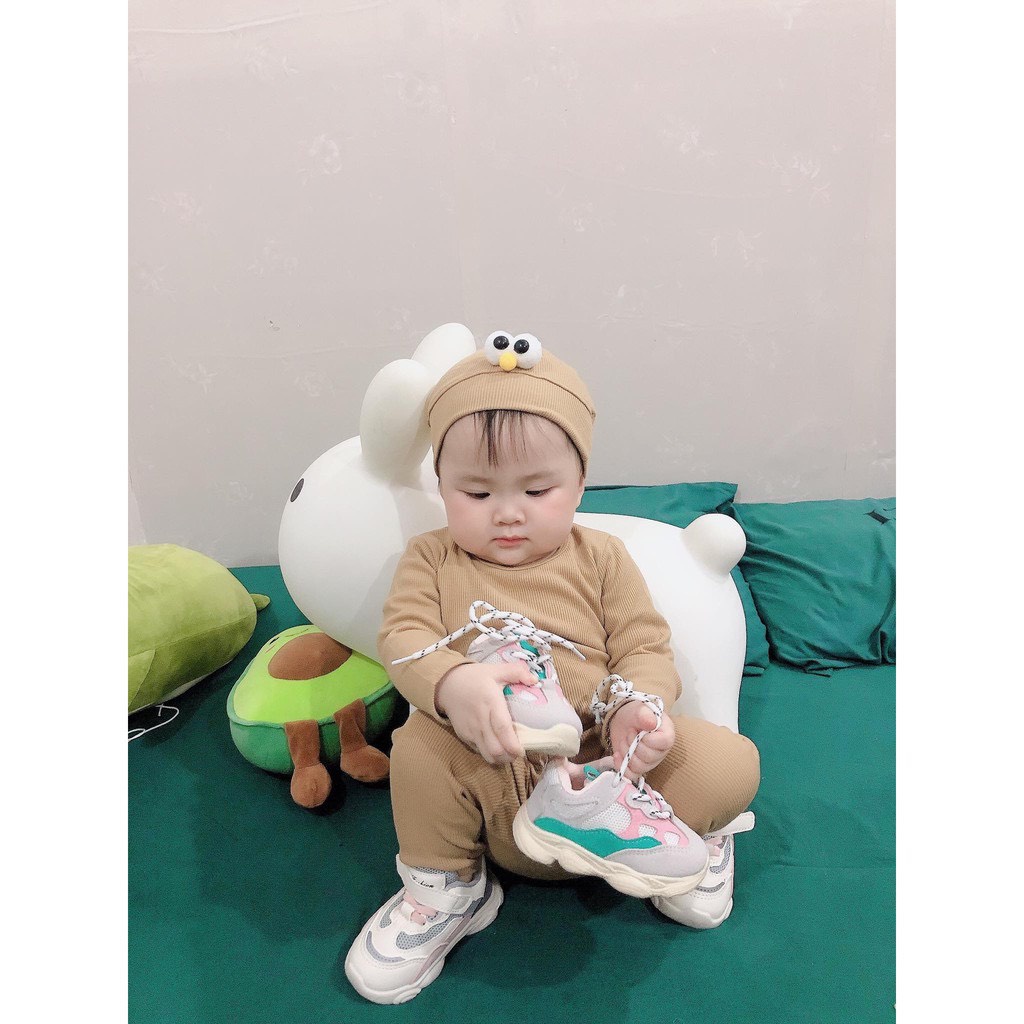 Bộ thu đông dài tay len tăm Simpson cho bé trai bé gái chất cao cấp mềm mịn thoải mái ATKID Việt Nam