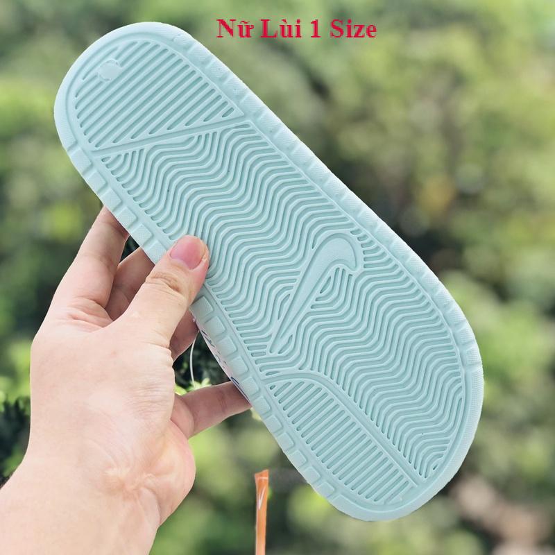 Dép unisex ❤️FREESHIP + Hộp❤️ dép nk quai ngang thể thao nam nữ mk in 𝐍𝐈𝐊𝐄-𝐂𝐚𝐫𝐭𝐨𝐨𝐧 loại 1 có tem tag màu xanh