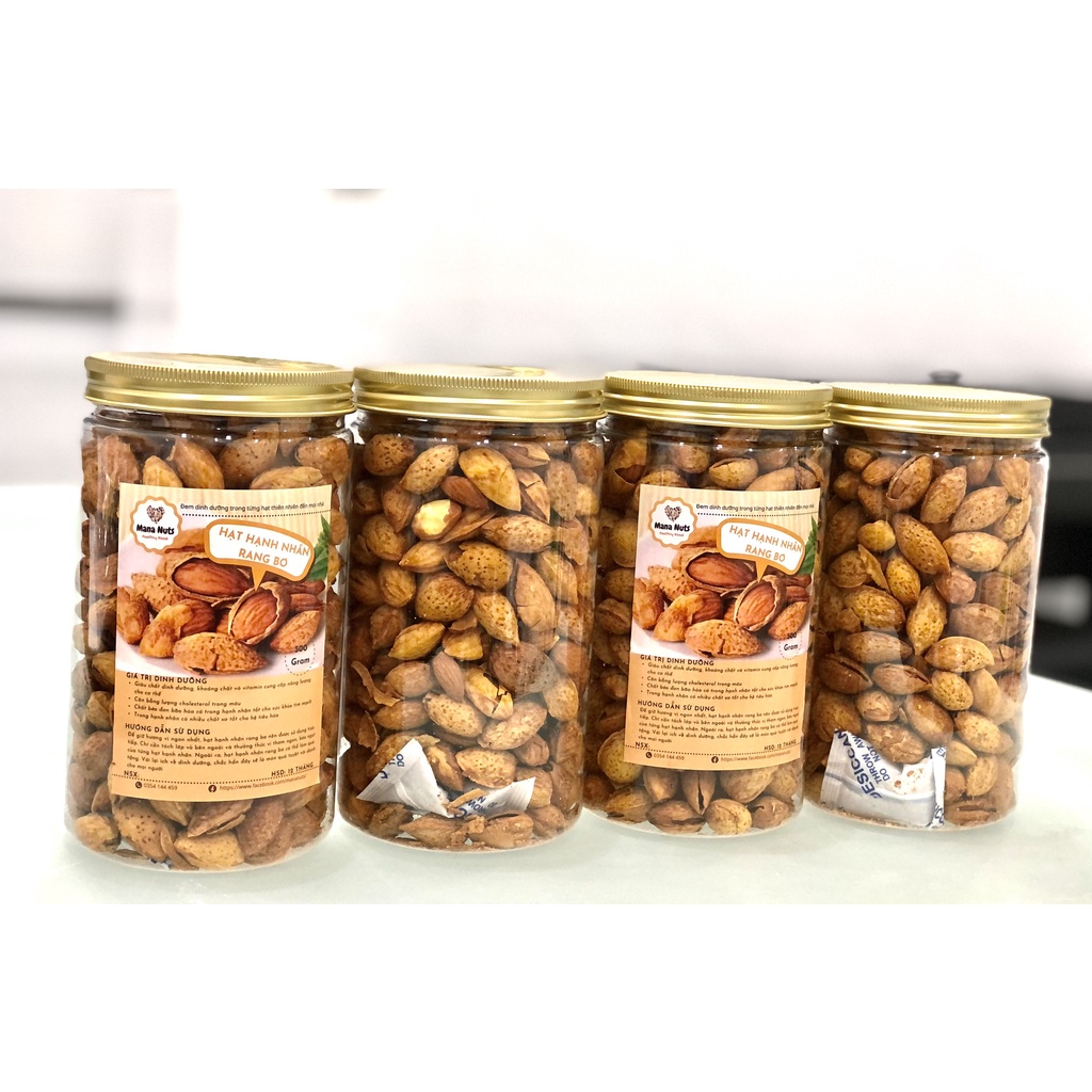 Hạt hạnh nhân rang bơ 500gr