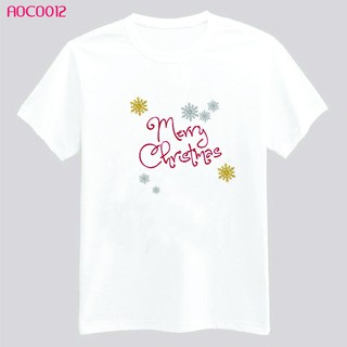 Áo Thun Unisex  Hoạ Tiết NOEL Thun Cotton Đẹp AOCO012- Trắng