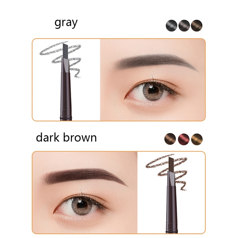 Bút Chì Kẻ Lông Mày Hai Đầu Mềm Mịn Chống Thấm Nước YOUYO