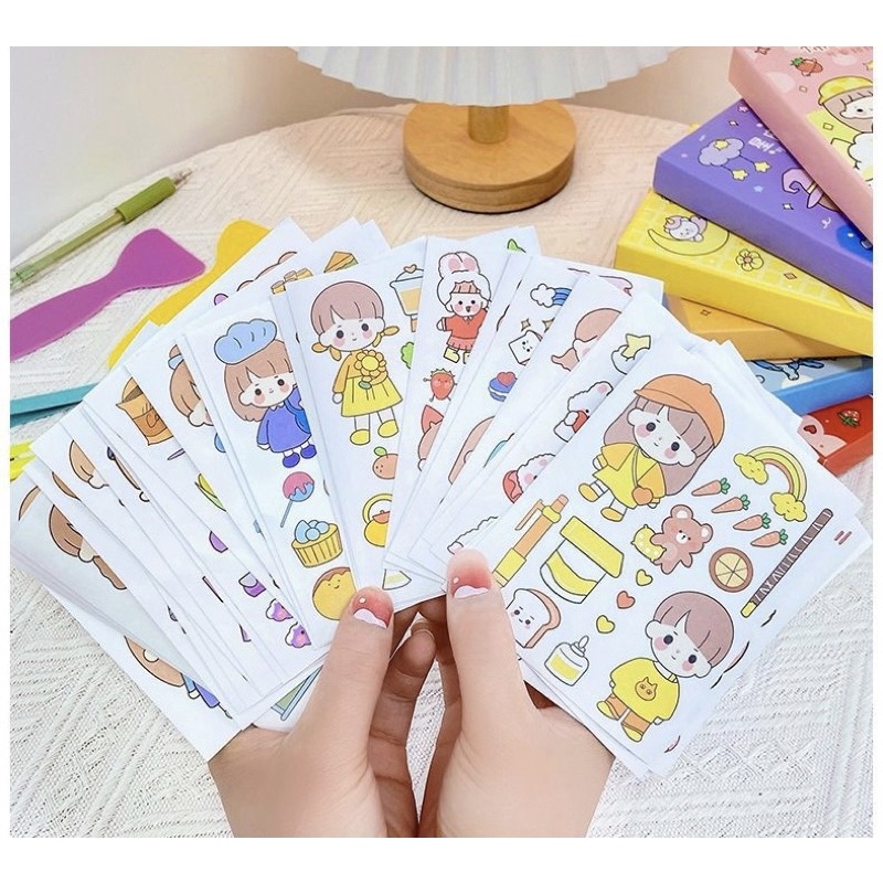 Sticker nhiều mẫu ngẫu nhiên
