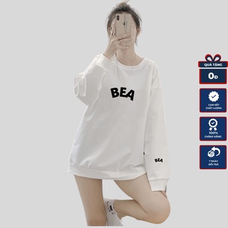 Áo Sweater nam nữ mùa đông , áo nỉ bông unisex in hình BEA hotren 2022