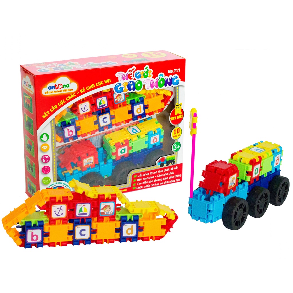Xếp hình/Lắp Ghép Thế giới Giao thông Chính Hãng ANTONA No.717