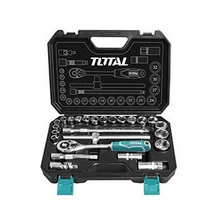 Bộ tuýp 25 chi tiết Total THT121251 (ĐVT:Bộ)