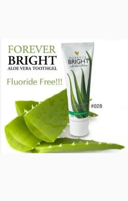 Kem đánh răng tốt nhất thế giới FOREVER BRIGHT TOOTHGEL-ALOE VERA, sáp ong và bạc hà 028