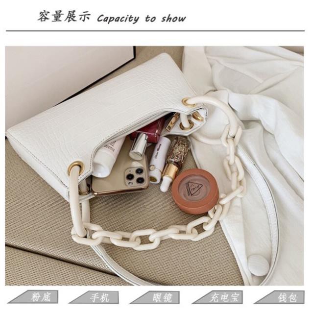 Túi Đeo Chéo Nữ Đẹp - Túi Kẹp Nách Dây Xích Lớn Độc Đáo | BigBuy360 - bigbuy360.vn