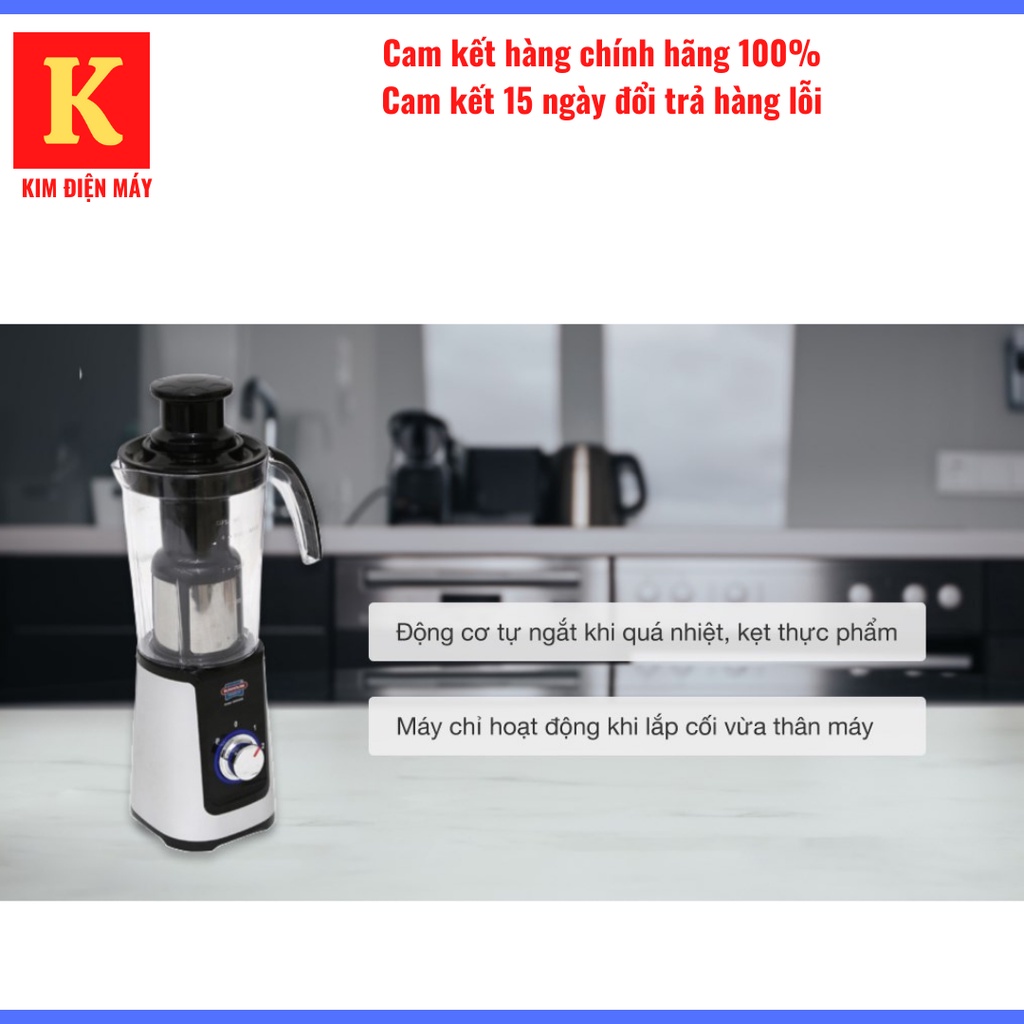 Máy xay sinh tố đa năng Sunhouse SHD5322B-công suất 220W tiết kiệm điện-bảo hành 12 tháng toàn quốc