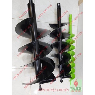 Mũi Khoan Đất Đôi 200MM Gắn Máy Khoan Đất Trồng Cây