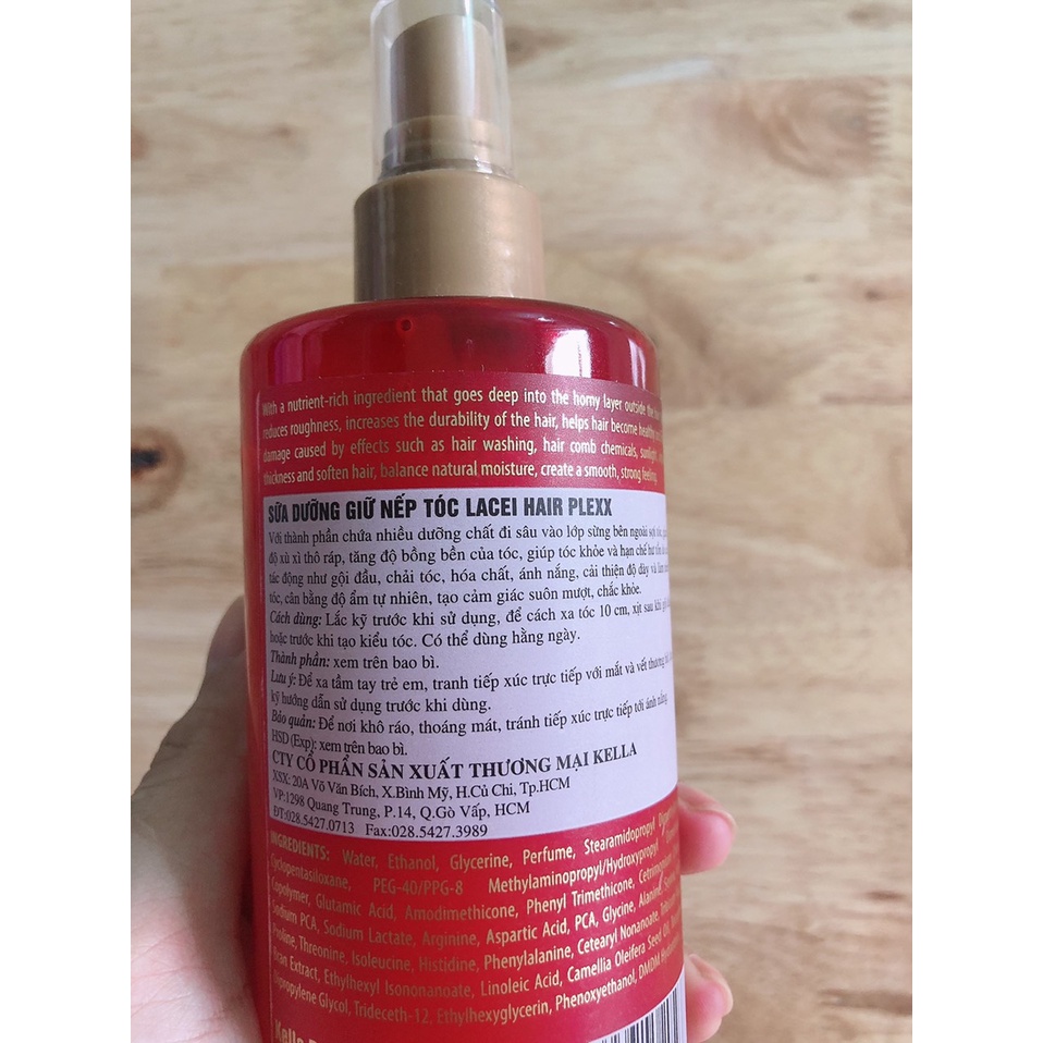 XỊT DƯỠNG LACEI/XỊT DƯỠNG GIỮ NẾP TÓC LACEI HAIR PLEXX PREMIUM HAIR SPRAY 250ML - Hàng Công Ty