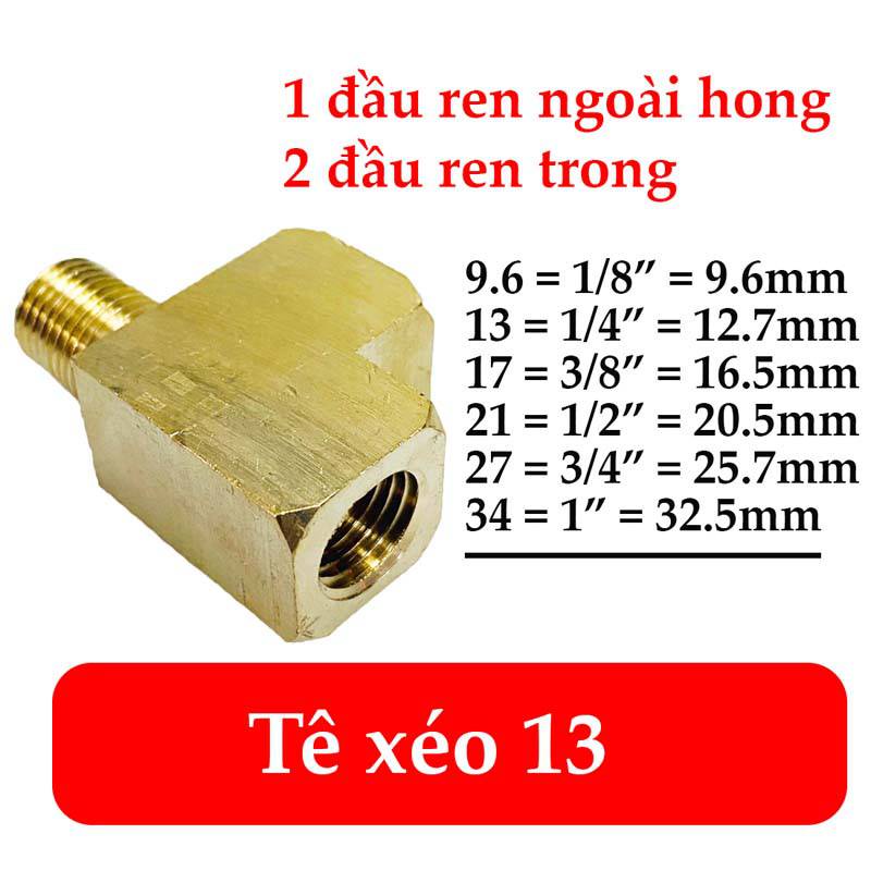 Tê Xéo Thau - Ngã Ba Ren Trong Ren Ngoài Hong Đồng Thau