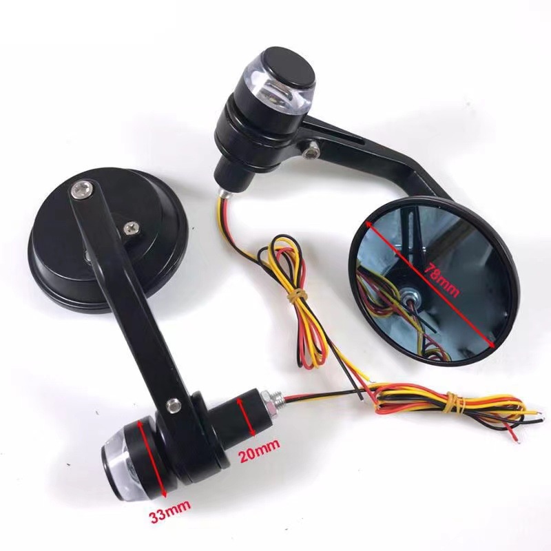 Bộ gương tròn gù led 2 in 1 xi nhan và dermi