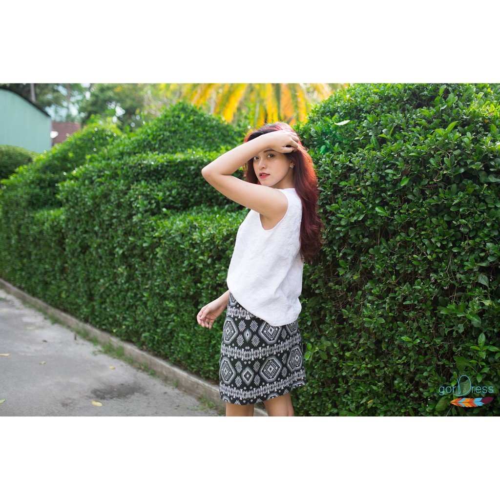 Áo sát nách linen Maika