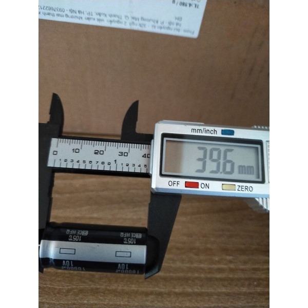 Tụ Pana HFQ  made in japan 10000uf/10v