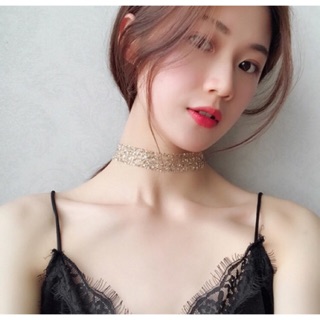 Vòng đeo cổ Choker kim sa