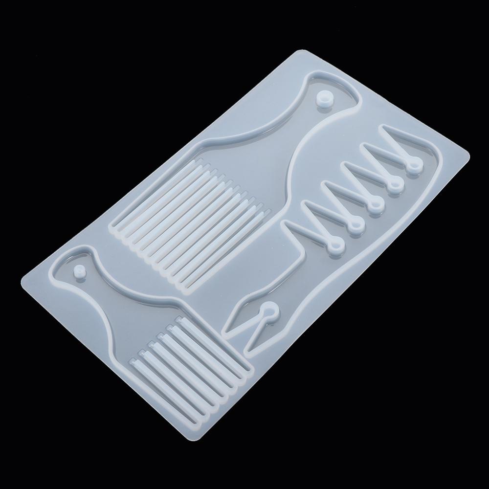 GOGOUP Khuôn Silicone Làm Lược Chải Tóc Hình Lược Châu Phi