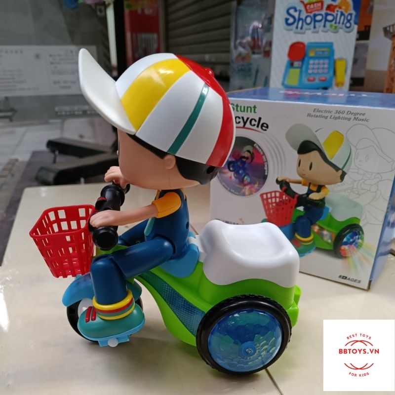 Đồ chơi cậu bé đạp xe, có nhạc, có đèn siêu ngộ nghĩnh (BBTOYS: 29)