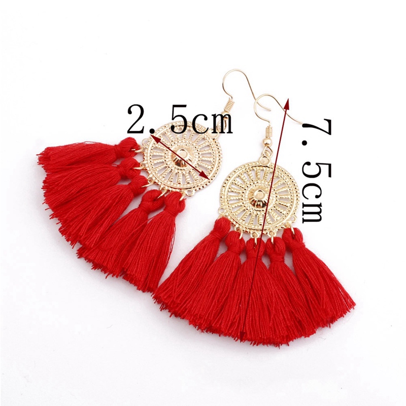 Khuyên Tai Tua Rua Hình Hoa Hướng Dương