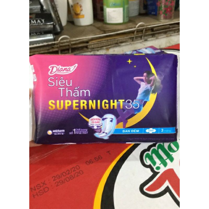 băng vệ sinh diana ban đêm supernight 35cm