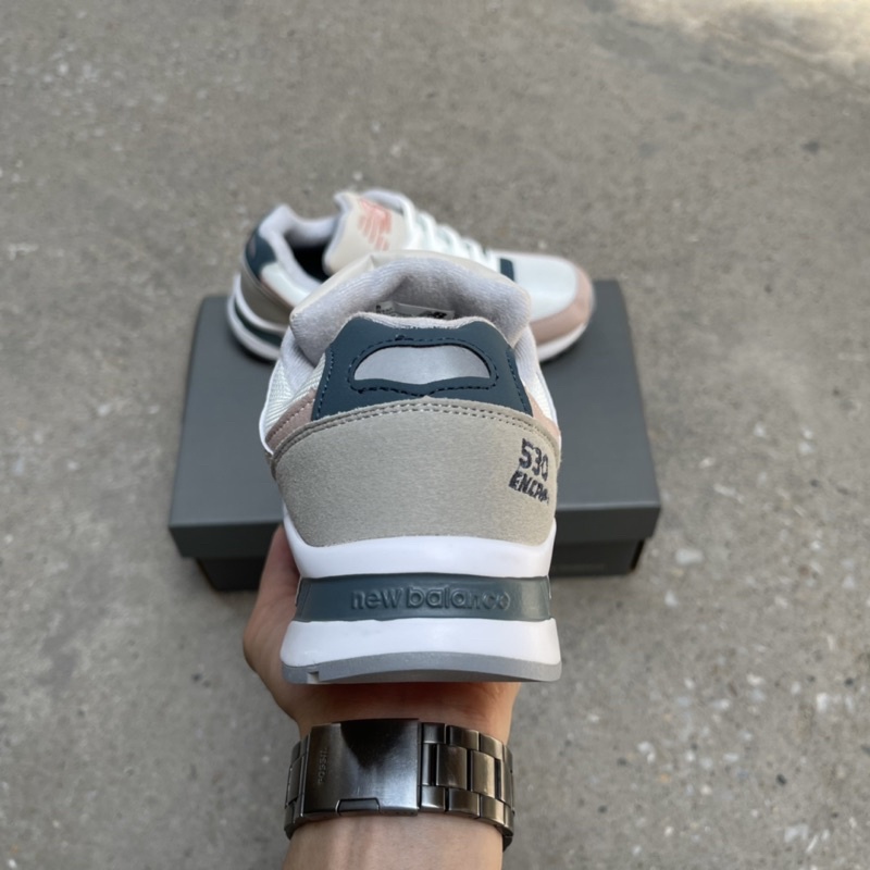 Giày Thể Thao Newbalance 530 xanh trắng Hồng nữ