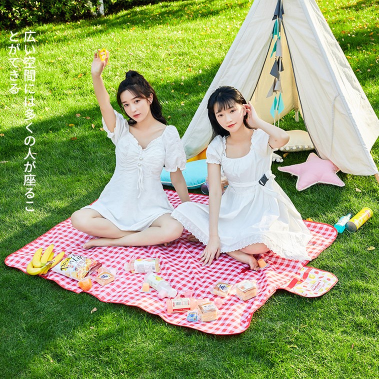 Thảm picnic dã ngoại, bạt trải cắm trại chống thấm chống ẩm đi phượt